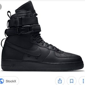 black nike air force one high tops